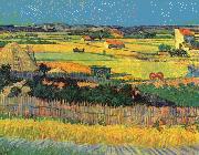 Vincent Van Gogh Harvest at La Crau china oil painting reproduction